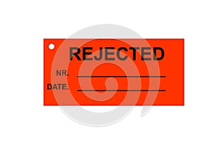 Rejected label