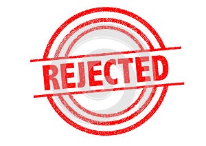 REJECTED Rubber Stamp