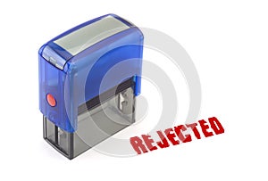 Rejected stamp