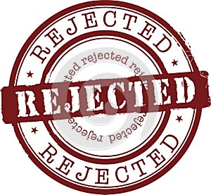 Rejected stamp