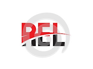 REL Letter Initial Logo Design Vector Illustration photo