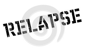 Relapse rubber stamp photo