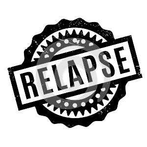 Relapse rubber stamp photo