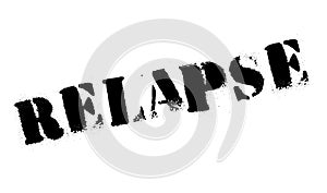 Relapse rubber stamp photo