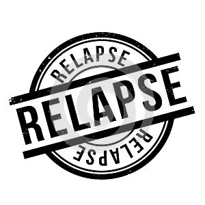 Relapse rubber stamp photo