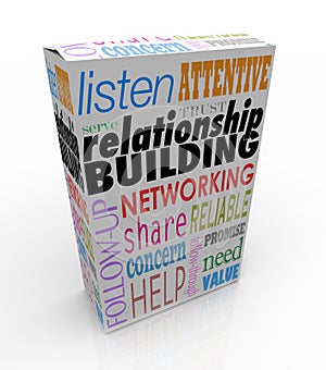 Relationship Building Product Box Advice Networking Grow Your Bu