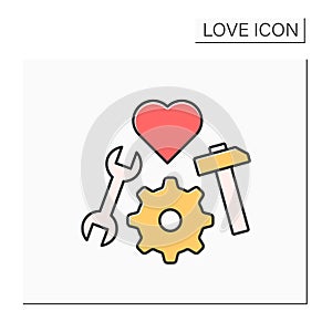 Relationship color icon