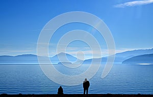 Relationship difficulties,lake prespa, macedonia