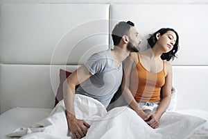 Relationship Problems With Angry Woman In Bed