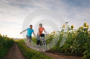 Relax biking photo