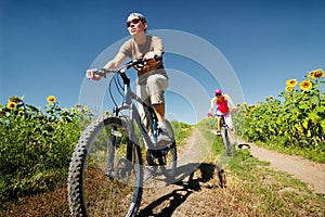 Relax biking photo