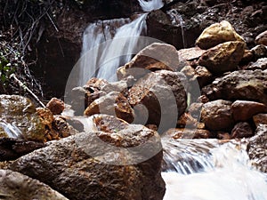 Relax and cool waterfall scenery