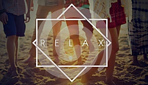 Relax Relaxation Beach Summer Fun Concept