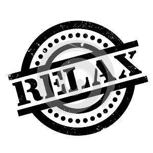 Relax rubber stamp