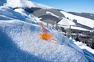 Relax on skis, sunny day on skis, Jasna, Low Tatras, Slovakia