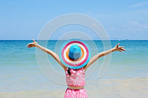 Relax Woman on the beach