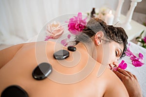 Relaxation in a beauty saloon