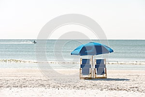 Relaxation on Floridian beach photo