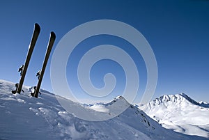 Relaxation in Les Arcs. France