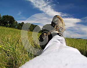 Relaxation on the meadow