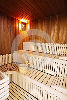 Relaxation sauna time