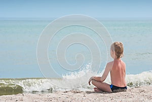 Relaxing on a beach 2