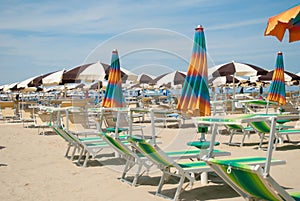 Relaxing on the beach