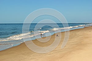 Relaxing at the beach