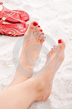 Relaxing feet