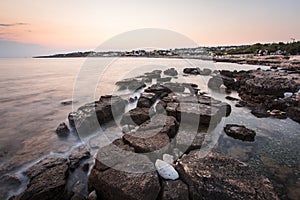 Relaxing landscape in puglia