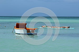 Relaxing at Sea