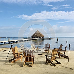 Relaxing by the Seaside: Beach Chair with Scenic Ocean View