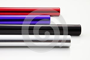 Relay batons. Decorative background design