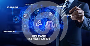 Release management software development and testing concept