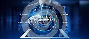 Release management software development and testing concept