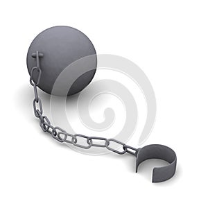 Released shackle
