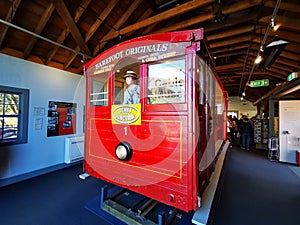 The Relentless Red Rattler cable car