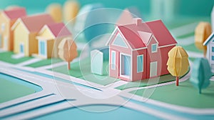 relestte simulation of a real estate app interface paper