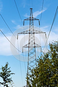Reliance high voltage power line photo