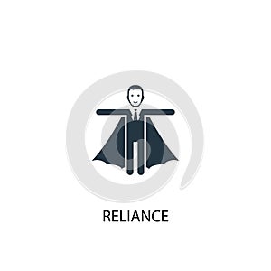 Reliance icon. Simple element