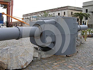 Relic from the Graf Spee Montevideo  Uruguay  South America photo