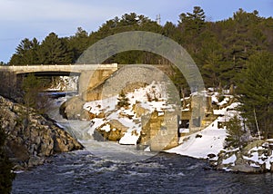 Relic at Whitefish Falls, Bay of Islands - Ontario photo