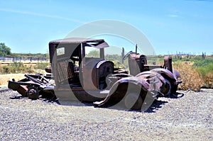 Relics Of A Bygone Era At Goldfield, Arizona