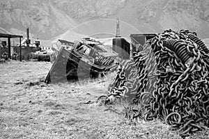 Whaling station Grytviken in South Georgia