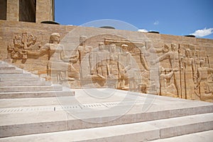 Relief in Anitkabir mausoleum of Mustafa Kemal Ataturk in Ankara, Turkiye