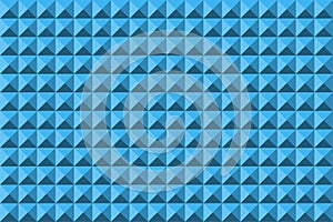 Relief blue pyramid texture seamless abstract pattern