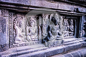 Relief at Borobudur Temple