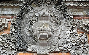 Relief decoration of Puri Saren Agung