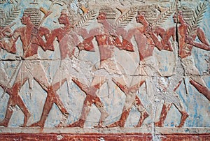 Relief of Hatshepsut`s Trading Expedition to the Land of Punt