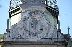 Relief on the Haus zur Trulle, Bahnhofstrasse in Zurich